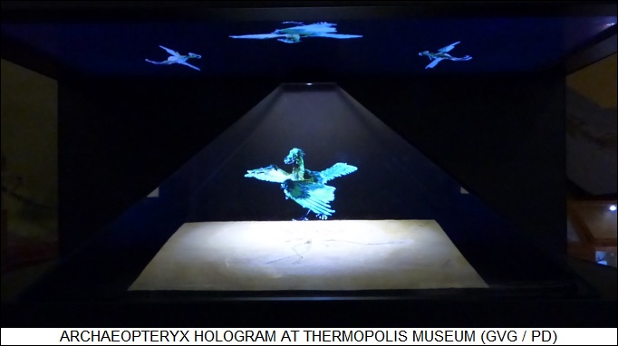 Archaeopteryx hologram