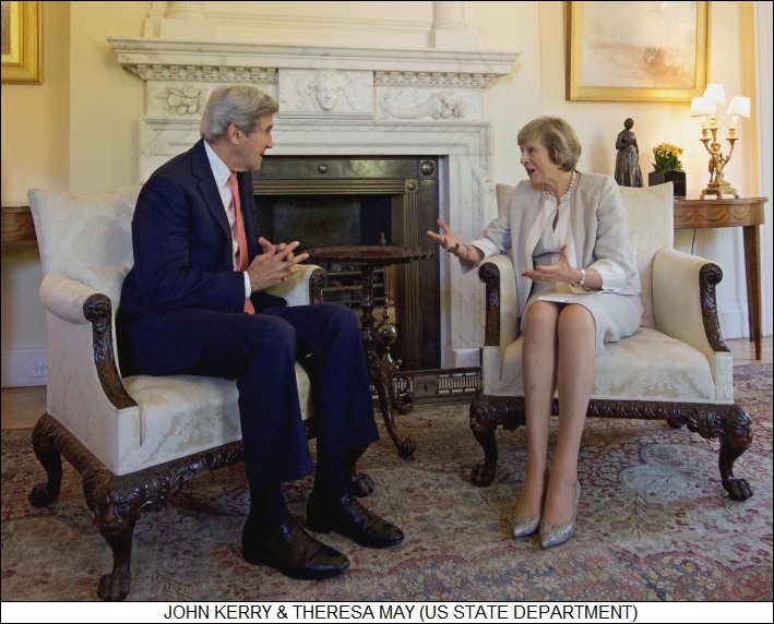 John Kerry & Theresa May