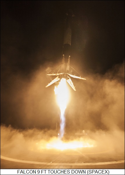 Falcon 9 FT touchdown