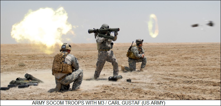 Army SOCOM troops with M3 / Carl Gustaf