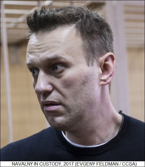Alexei Navalny in custody
