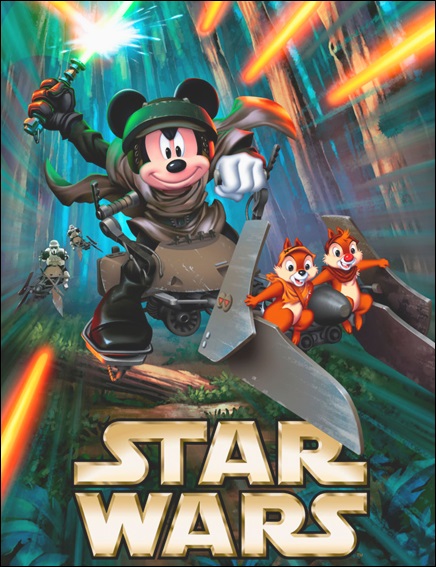 Mickey does STAR WARS