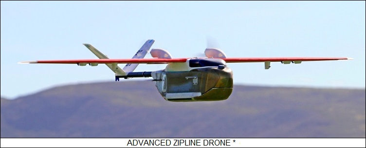 advanced Zipline drone
