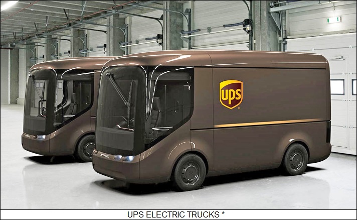 UPS electric vans