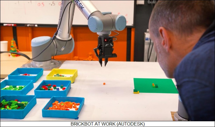 Lego builder robot