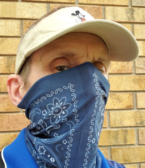 masked up