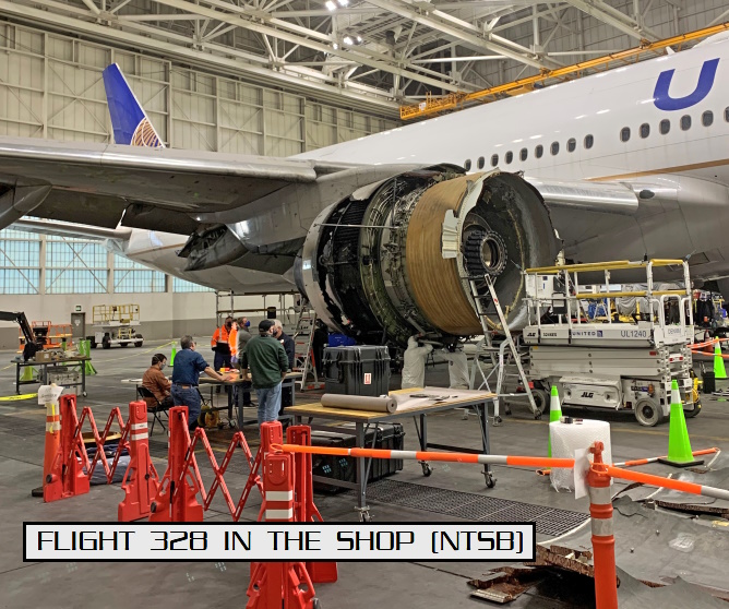 Flight 328 in the shop