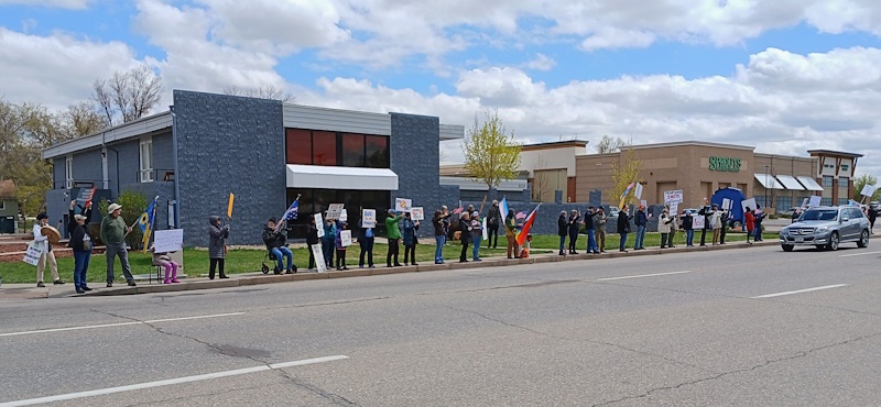 Loveland demonstration 19 apr 25