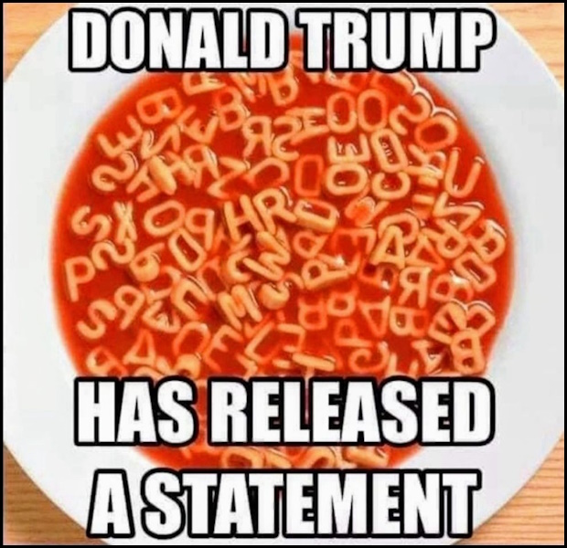 Trump alphabet soup