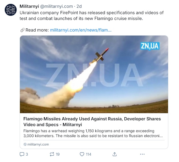 Flamingo cruise missile