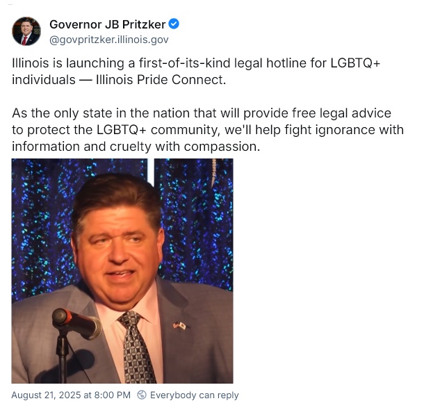 Pritzker stands up (2)